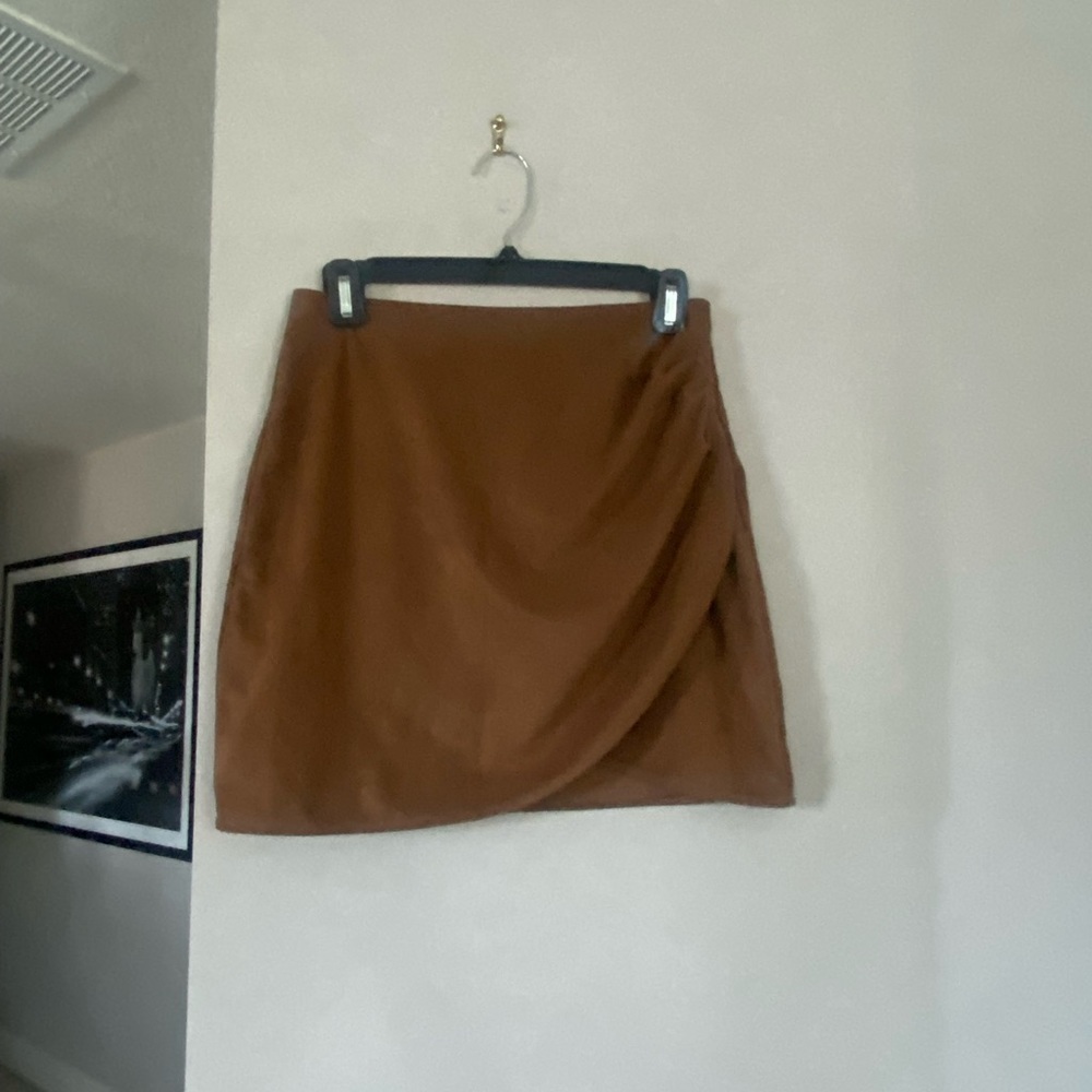 Abercrombie suede mini skirt-size small